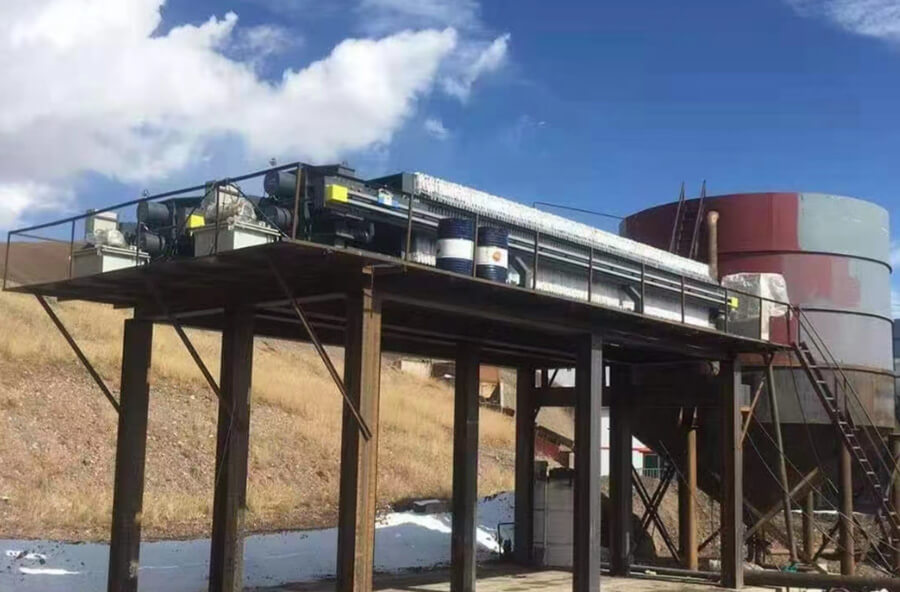 尾矿干堆叠工艺